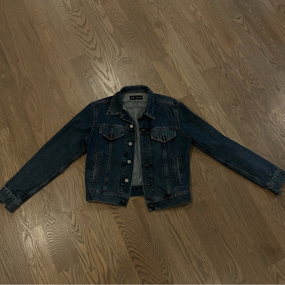 vintage armani jeans jean jacket